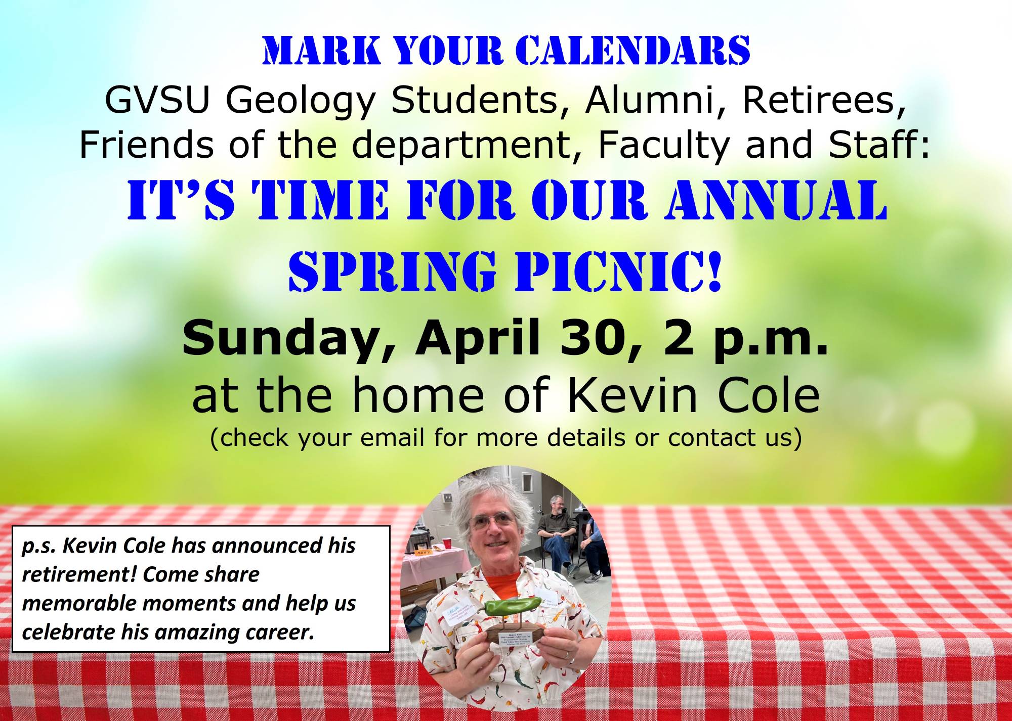 Invitation for picnic